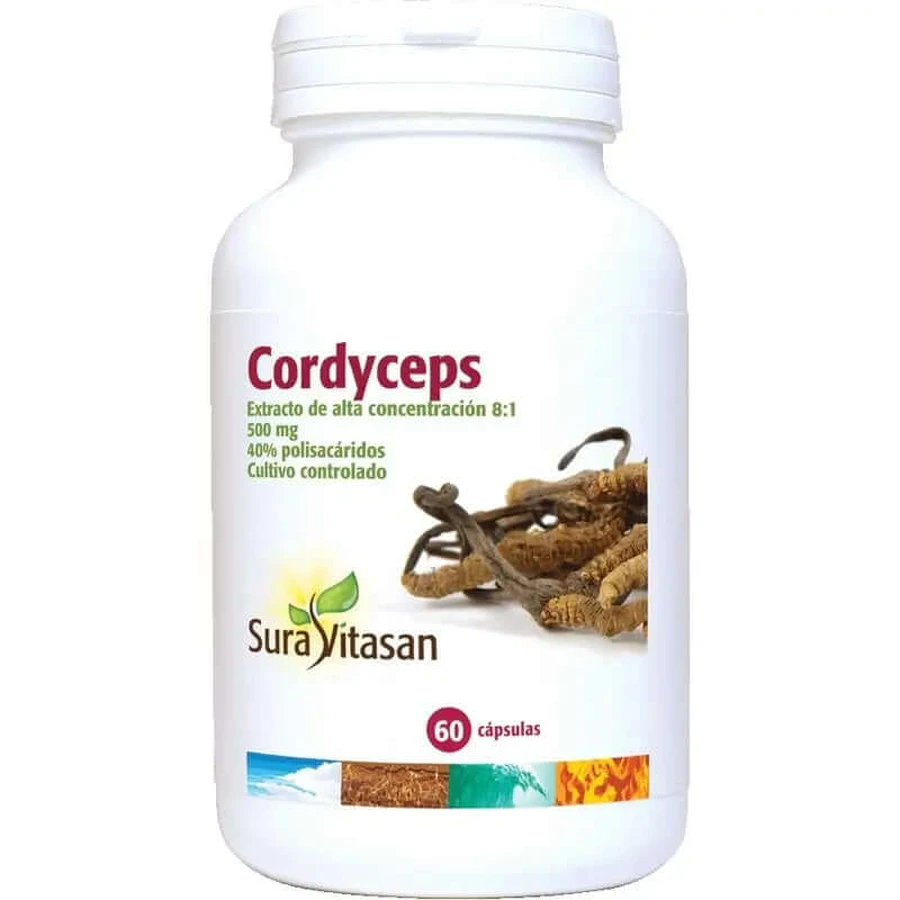 Sura Vitas Cordyceps 500 Mg , 60 Kapseln