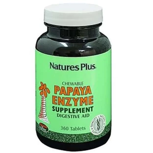 Natures Plus Papaya Enzyme, 360 Comprimidos Masticables