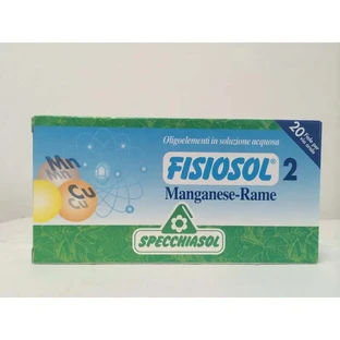 Specchiaso Fischiaso Fisiosol 2 Mn Cu , 20 flacoane