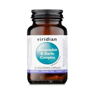 Viridian Mierikswortel met Knoflook Complex 30Cap.