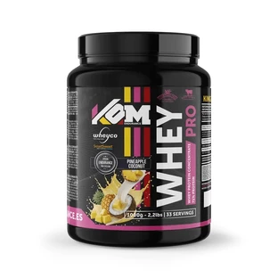 Kom Endurance Proteins Sports Nutrition , 1kg wei-eiwit bus ananas kokosnoot smaak