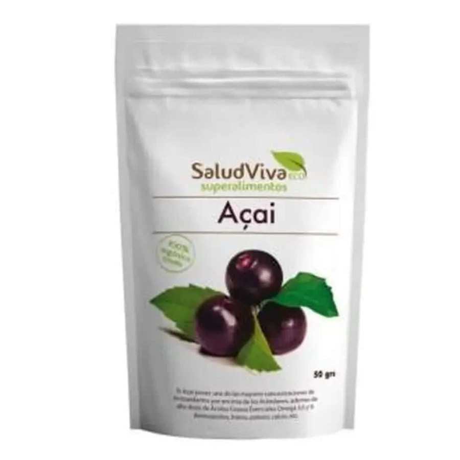 Salud Viva Açai-Pulver 50Gr. Bio Sg S/A Vegan