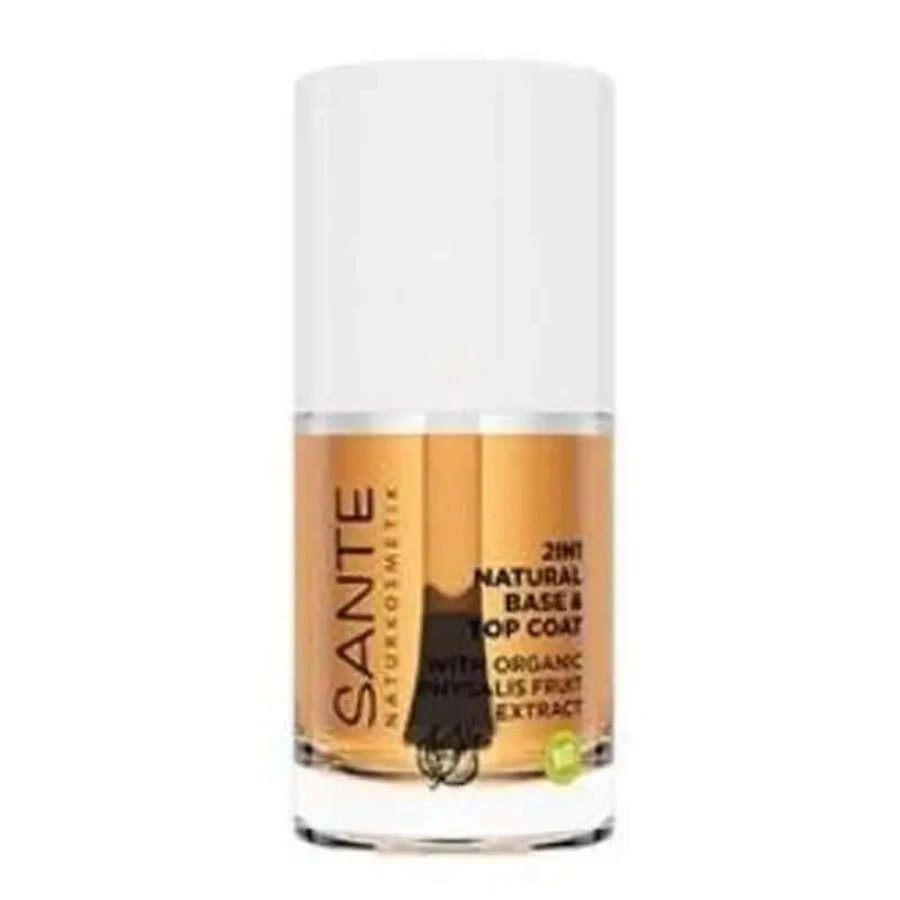 Sante Naturkosmetik Basis & Nagellak 2 In1 Natuurlijk 10Ml