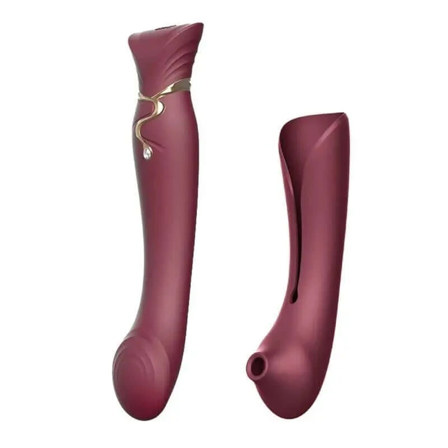 Zalo Koninginnenset Pulse Wave Clit Stim Rood