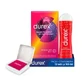 Durex Dame Placer 12 Condoms + Lubricant Strawberry 50 ml