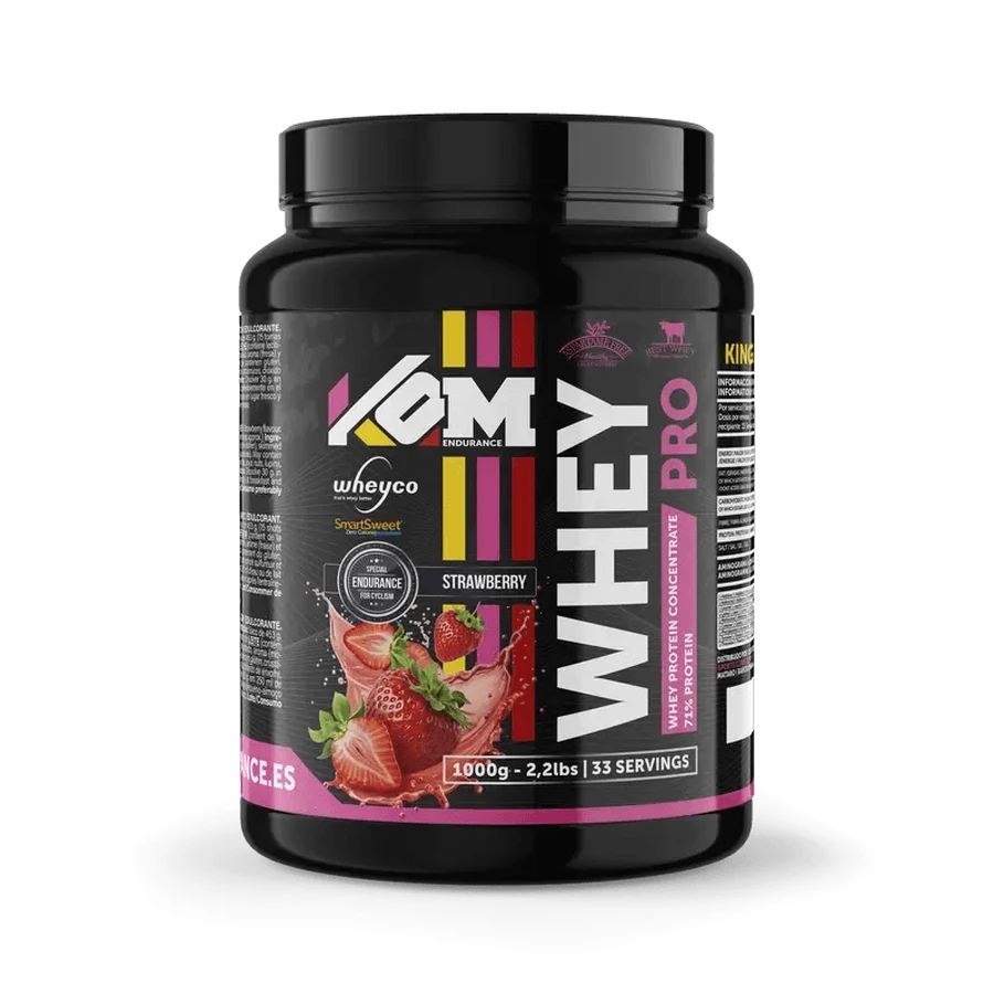 Kom Endurance Proteins Sports Nutrition, białko serwatkowe 1kg kanister o smaku truskawkowym: ceny i cechy