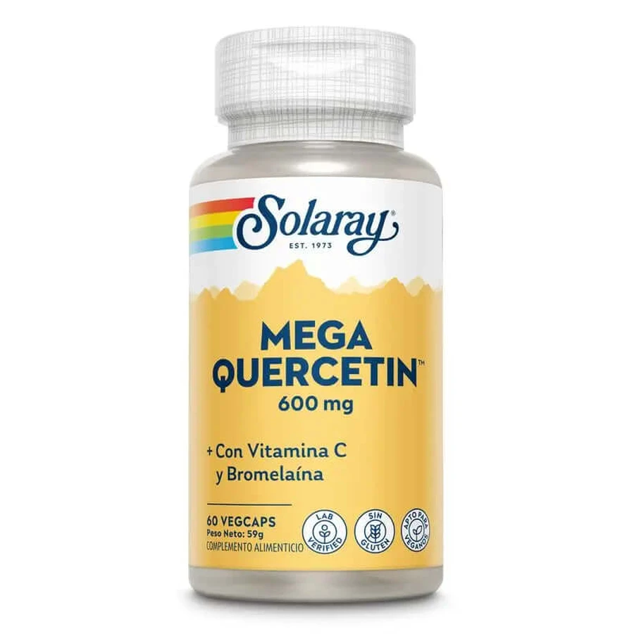 Solaray Mega Quercetin 600 Mg, 60 Capsules