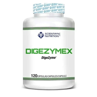 Scientiffic Nutrition Digezymex, Enzymes digestives pour améliorer la digestion et réduire l'acidité, 120 unités