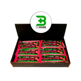 Bemore Nutrition Gummie Bar with Caffeine Cherry Flavor Box 24 units