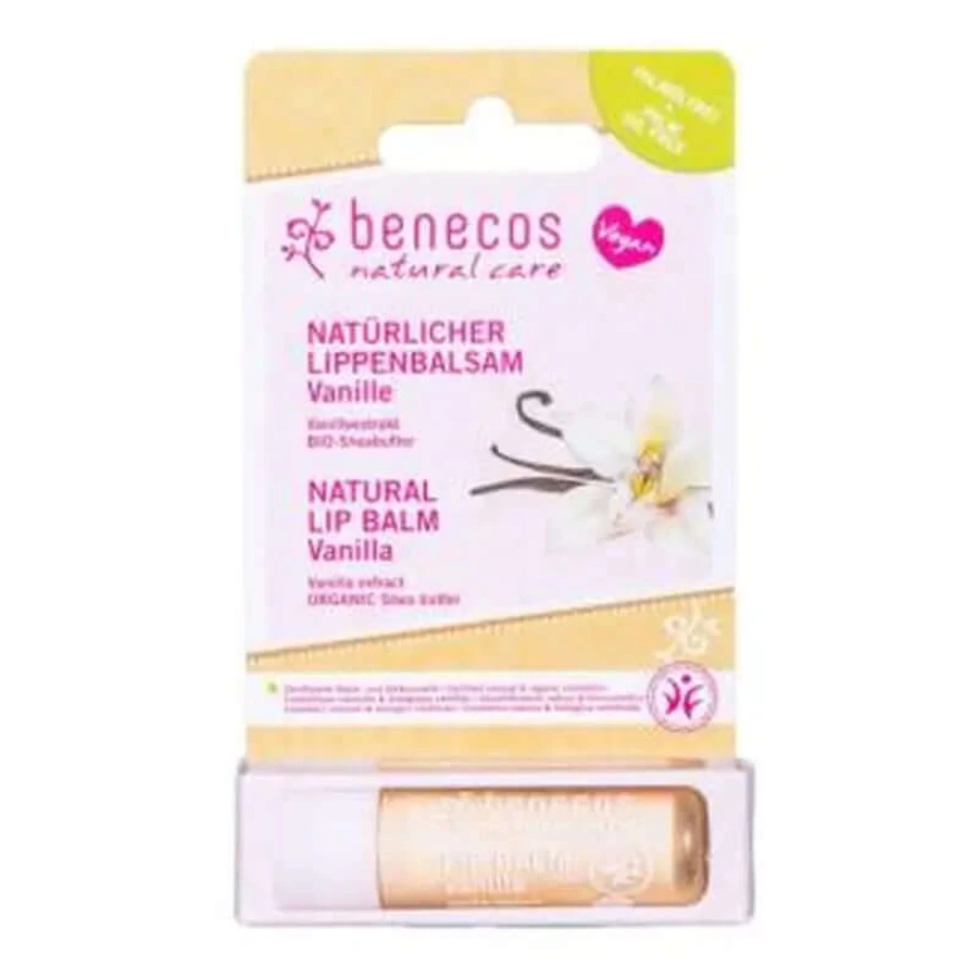 Benecos Vegan Lip Balm Natural Vanilla 4,8Gr