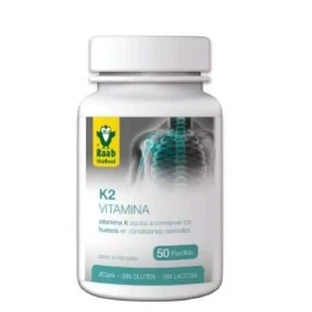 Raab Vitalfood Vitamine K2 Appelsmaak 50Caps Sg Veganistisch