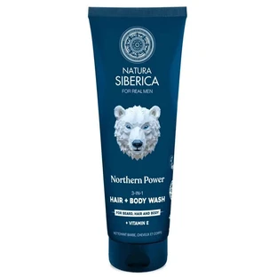 Natura Siberica Men Wild Arctic. 3 In 1 Gel voor Haar, Lichaam & Gezicht , 200 ml