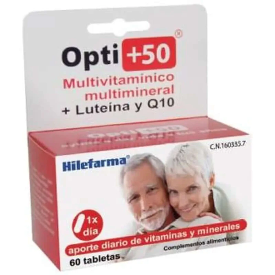 Hilefarma Opti+50 Multivitamin Mineral 60Comp