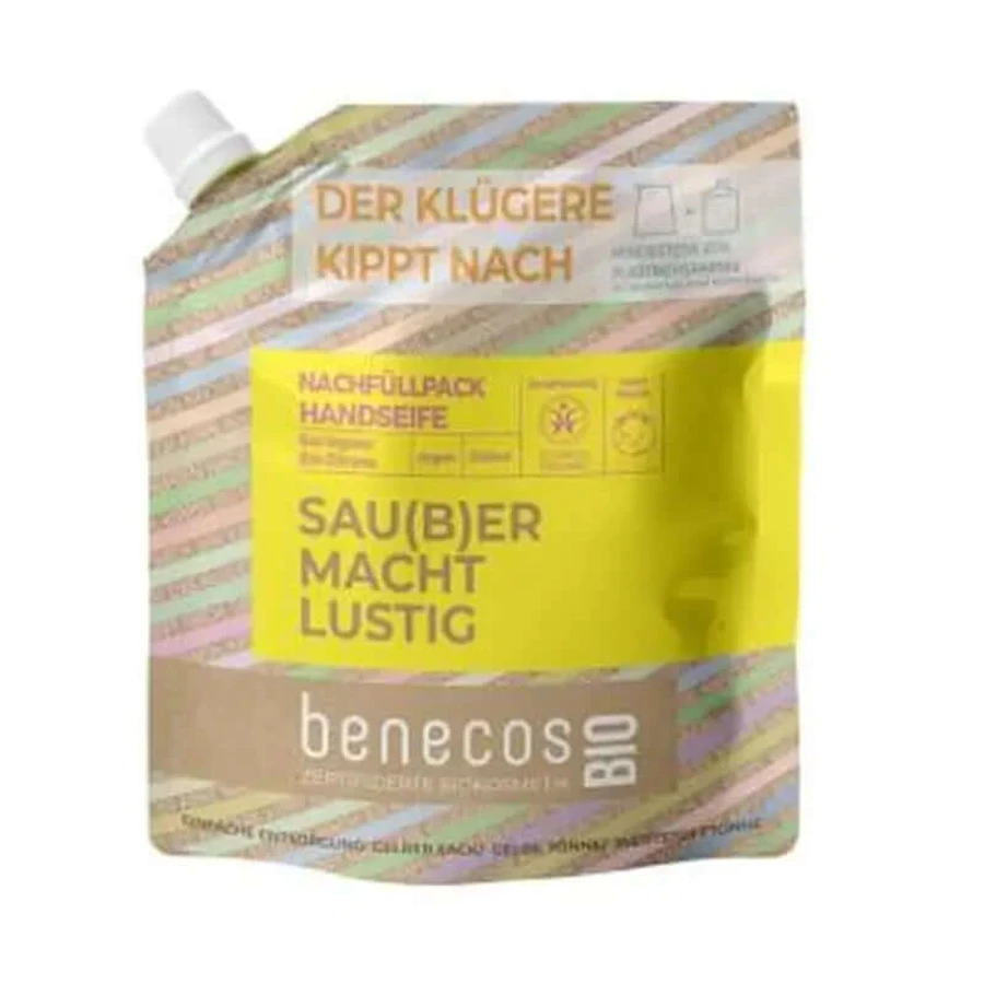 Benecos Gember & Citroen Handzeep Navulling 500Ml. Bio