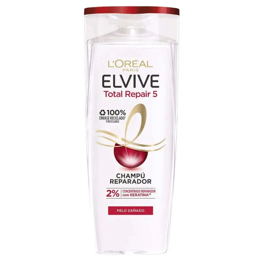L'Oréal Paris Elvive Total Repair 5 herstellende shampoo voor beschadigd haar 380 ml