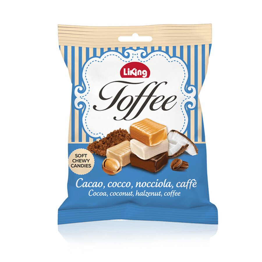 Caramelle mou con crema assortita, 175 gr, Liking