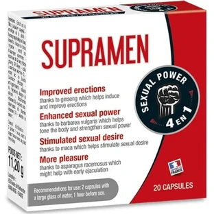 Labophyto Supramen 20 Capsules 4 En 1 Puissance Sexuelle