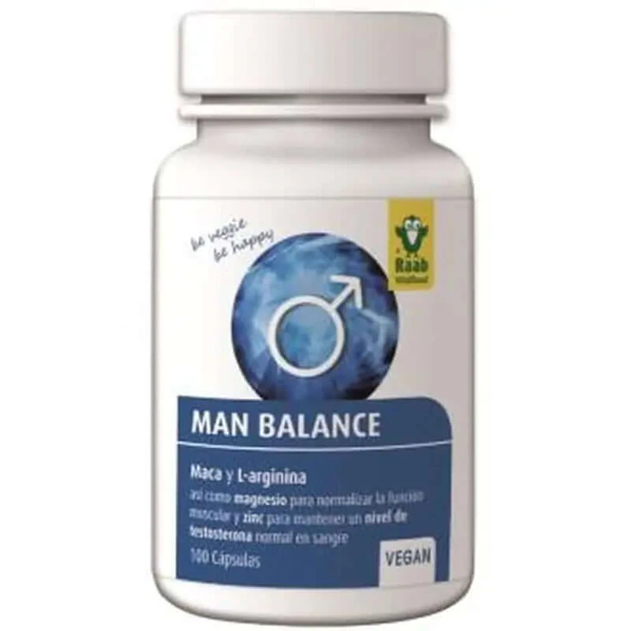 Raab Vitalfood Mann Balance Tribulus Plus 100Caps Sg Vegan