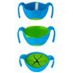 Kom met handvat, rietje en snackinzet, +6 maanden, Blauw + Groen, BBOX