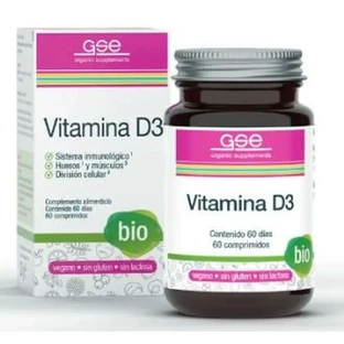 Gse Vitamine D3 60 Bio Vegan Tabletten