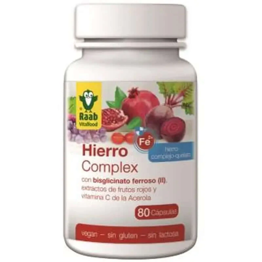 Raab Vitalfood Eisen-Komplex 80Cap Sg Vegan