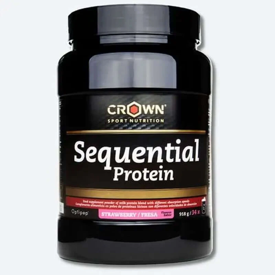 Crown Sport Nutrition Sequential Protein Strawberry (Night Recovery) , 918 gr (34 portions)