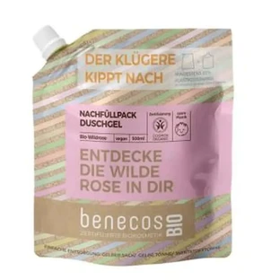 Benecos Rozen Badgel M.Navulling 500Ml. Bio Veganistisch