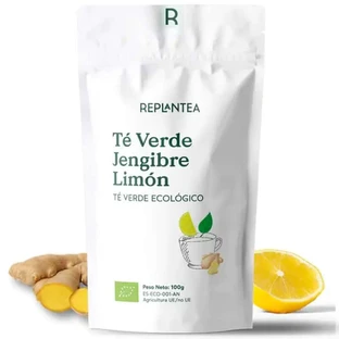 Replantea Groene Thee Met Gember En Citroen Biologisch, 100 g