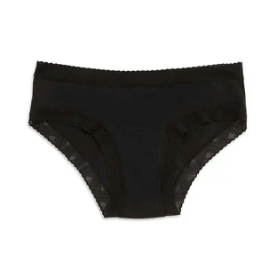 Platanomelón Kiwitas Doble Blonda Braguitas Menstruales Negro / L