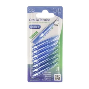 Oratek Interdental Brush Retractil 0,8Mm 8Ud