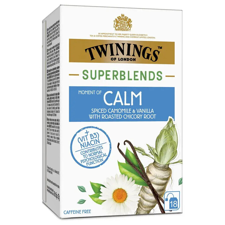 Kruidenthee Superblends Moment de Calm, 18 zakjes, Twinings