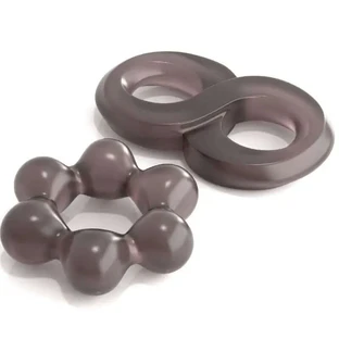 Classix Set 2 Penisringe Grau
