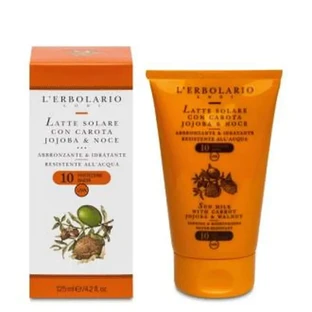 L'Erbolario Sonnenpflege Karotte & Jojoba-Milch Spf10 125Ml
