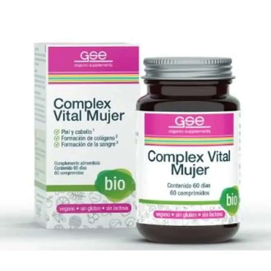 Gse Complex Vital Women's 60 Tablets Bio Vegan