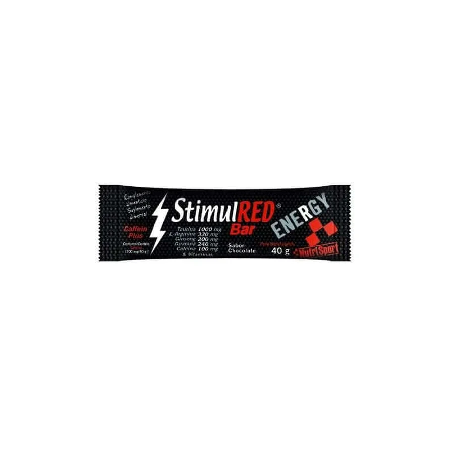Nutrisport Stimul Red Caffeine & Choc Bars Box, 24 unități de 46 Gr