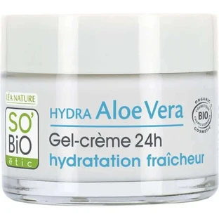So'Bio Etic Gel Crème Hydratant Aloe 24H 50Ml