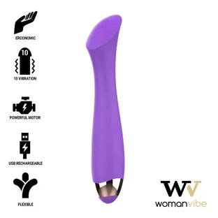 Womanvibe Mandy Rechargeable Silicone Vibrator Point "K&quot