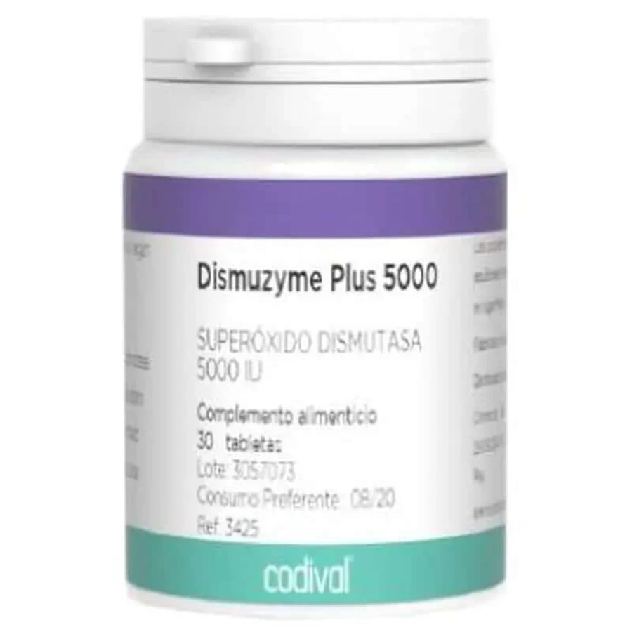 Codival Dismuzyme Plus 5000 (S.O.D) 30Comp