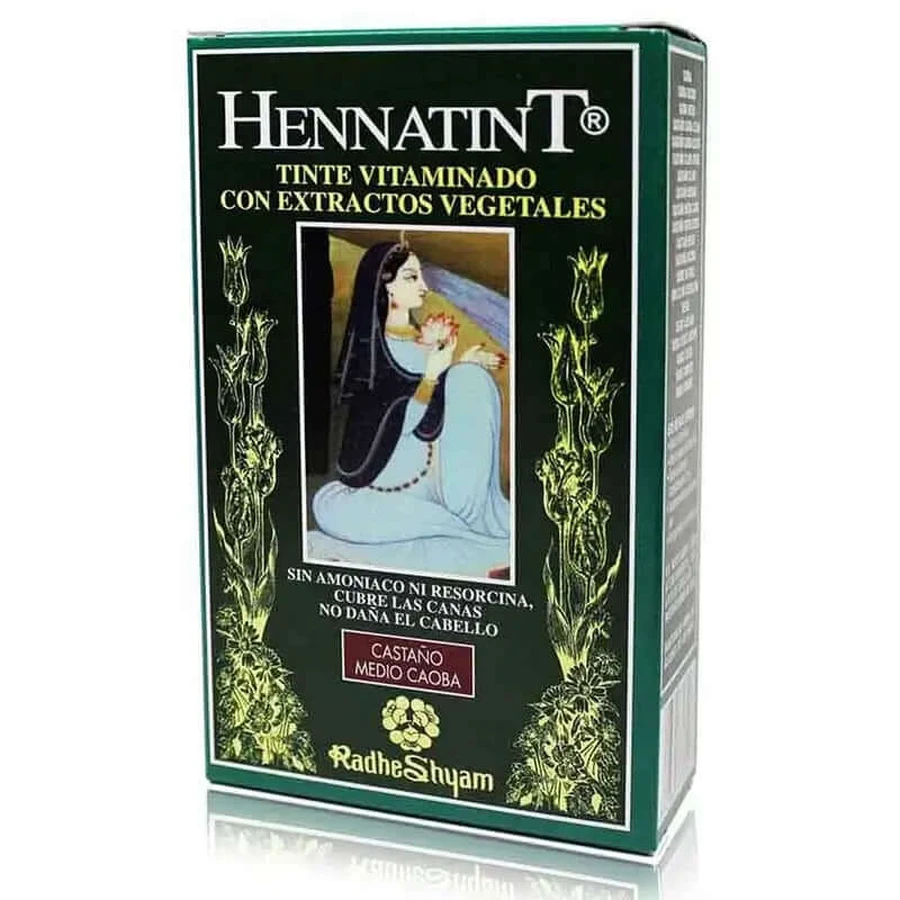 Radhe Shyam Hennatint Medium Kastanjebruin , 60 ml