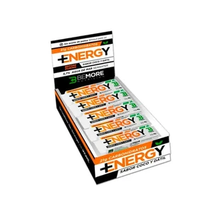 Bemore Nutrition Energy+ Barre énergétique Goût noix de coco et dattes Boîte 18 unités