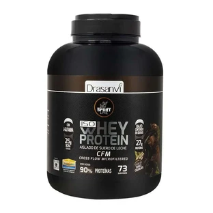 Drasanvi Sport Levend Wei-eiwit Isolaat Dubbele Chocolade , 2 kg