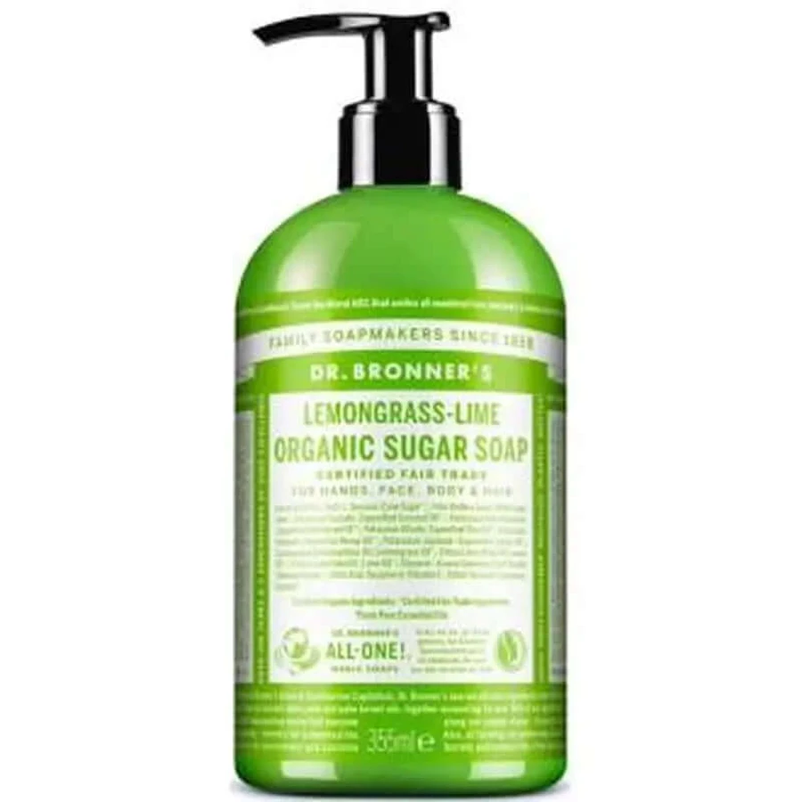 Dr. Bronner'S Lemongrass-Lime Sugar Soap 355Ml