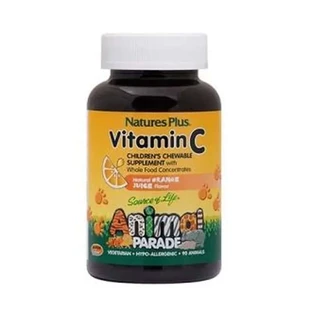 Natures Plus Animal Parade Vit.C, 90 kauwtabletten voor dieren