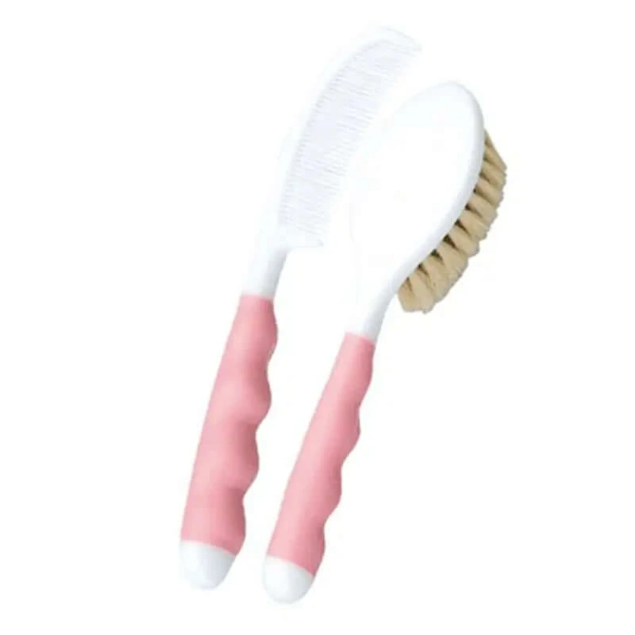 Saro Brush Cylinder Comb Pink Color