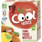 Vitabio Cool Fruits Apfel, Erdbeere & Heidelbeere 90 Gr, 4 Stück
