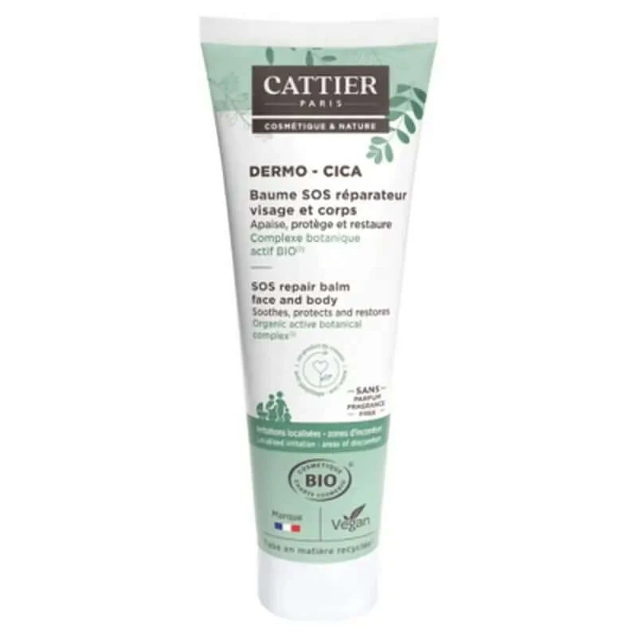 Cattier Dermo Cica Sos Reparierender Gesichts-Körper-Balsam 40M