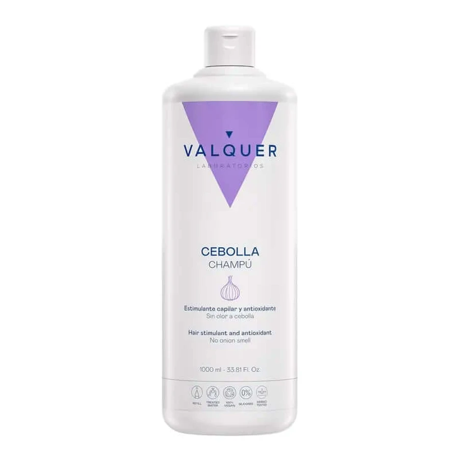 Valquer Champú De Cebolla - Revitalizante, Antioxidante Y Purificante , 1 L