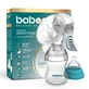Baboo Manual Breast Pump With 4 Levels Of Suction Transparent / Turquoise