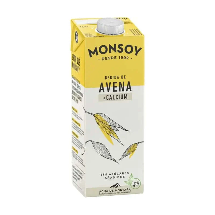Monsoy Haferflocken-Gemüse-Getränk mit Kalzium 1Lt 6Stk. Bio