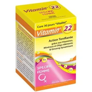 Ineldea Vitamin 22 Vitamine-Olig-Pflanzen Frauen 60 Kapseln